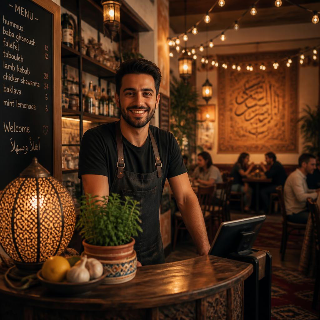 Shawarma Guys team welcoming guests